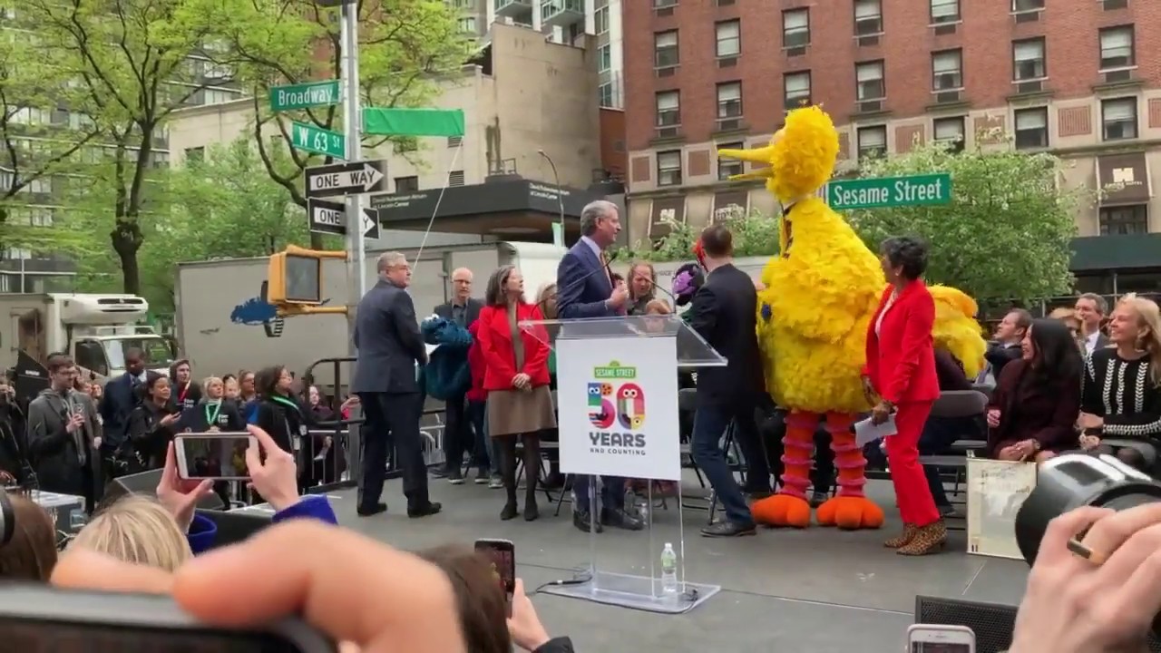 Sesame Street NYC Street Naming Ceremony