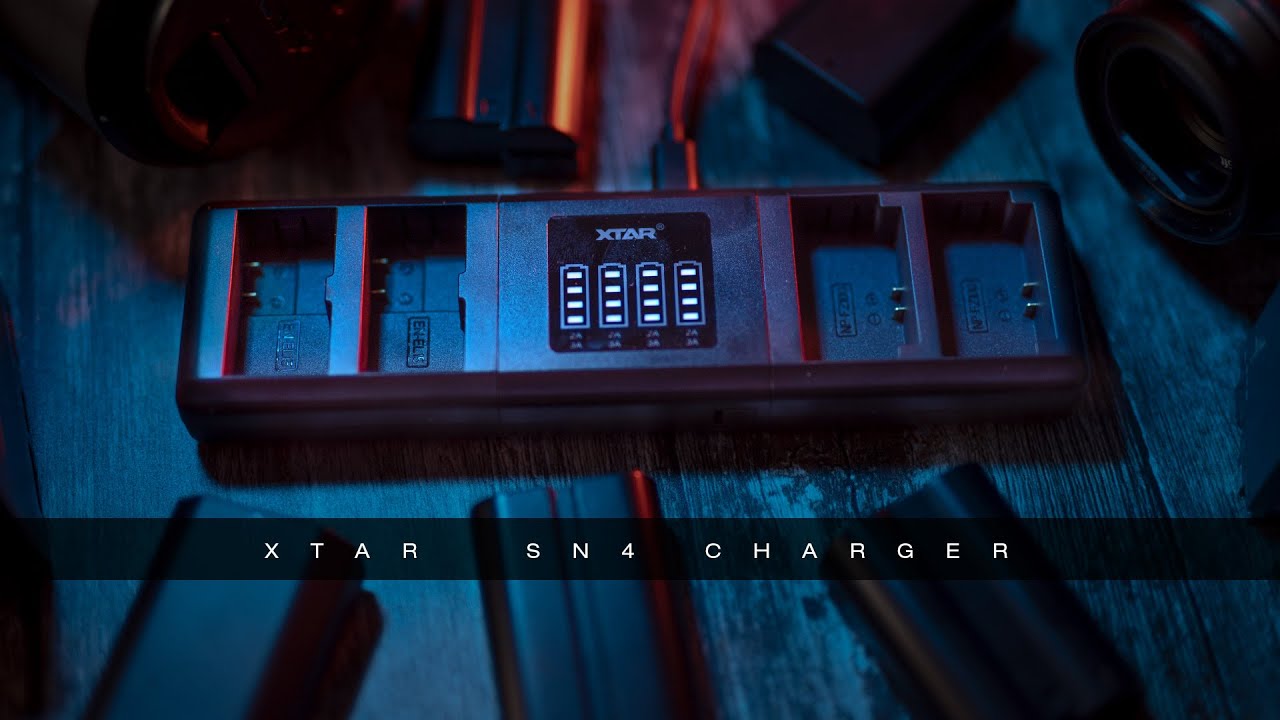 XTAR SN4 - One Charger for ALL Camera Batteries