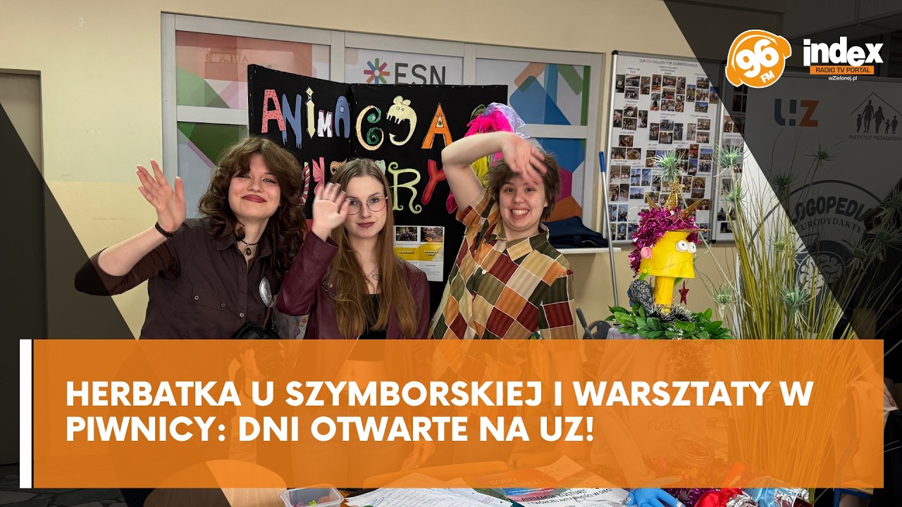 Herbatka u Szymborskiej i warsztaty w piwnicy: dni otwarte na UZ! ☕📖