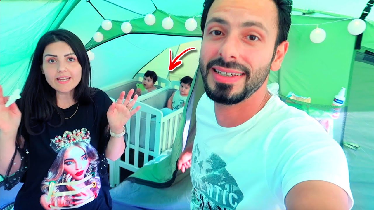 يوم كامل في الخيمة 🏕 (جولة في خيمتنا الجديدة)