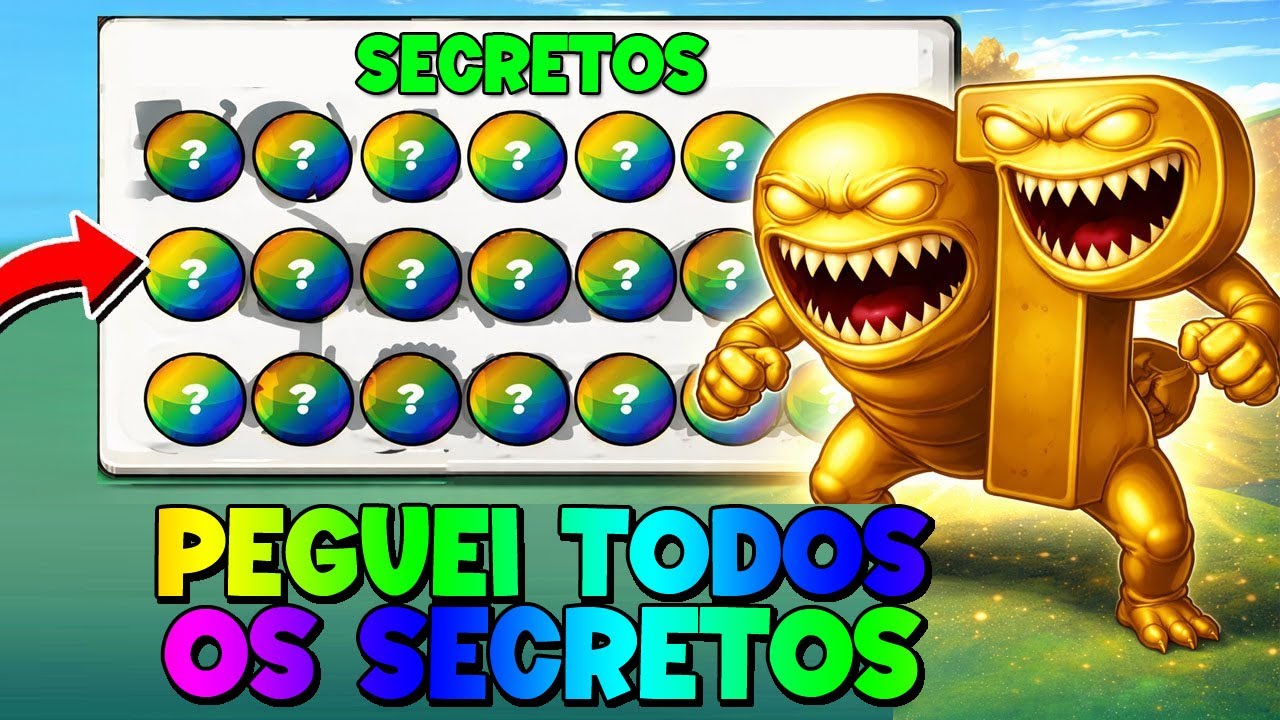 🔥 DESBLOQUEEI TODOS OS SECRETOS E LEVEL MÁXIMO COM O MELHOR SECRETO DO BRAINROT EVOLUTION!