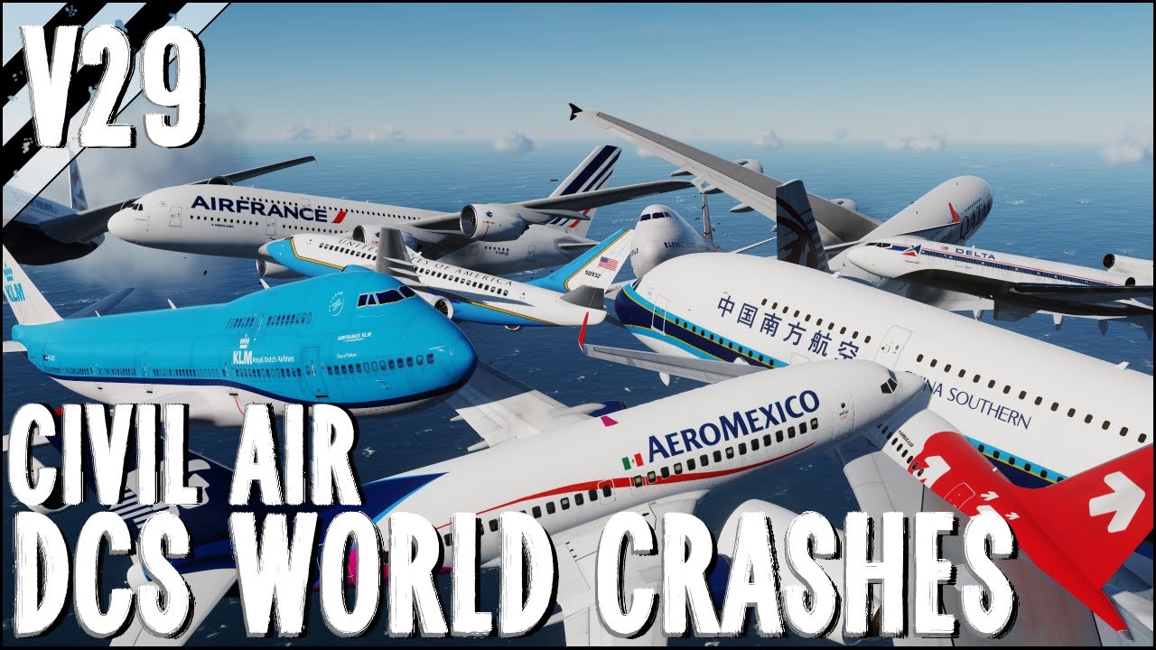 Civilian Aircraft & Helicopter Collisions! V29 | DCS World 2.5 Modern Flight Sim Crashes