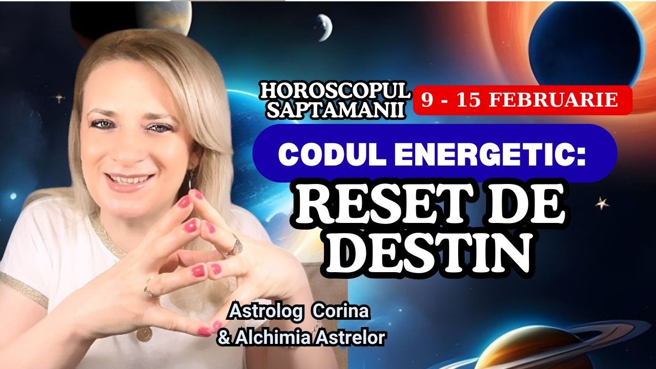 RESET DE DESTIN – nu mai poți amâna | Horoscop săptămânal 9–15 februarie 2026 | CODUL ENERGETIC
