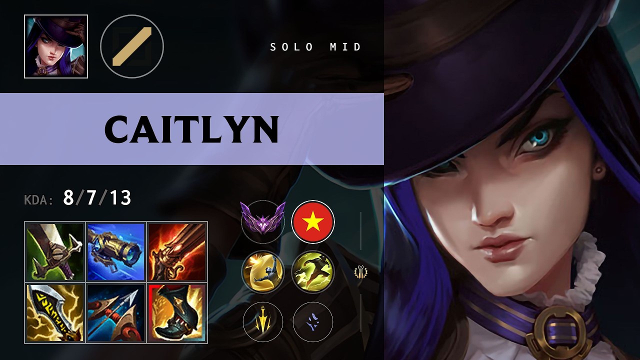 Caitlyn Mid vs K'Sante - VN Master Patch 26.12