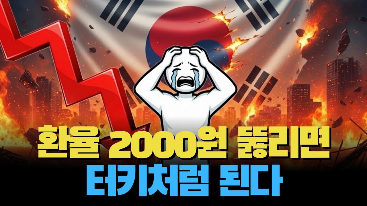 환율 2000원 돌파하면 벌어지는 일.. 집값 폭락부터 대량 해고까지 4단계 붕괴 시나리오