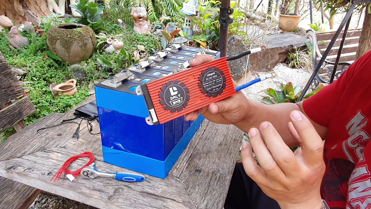 แนะนำวิธีประกอบแบตลิเธี่ยมฟอสเฟตระบบ24v202a