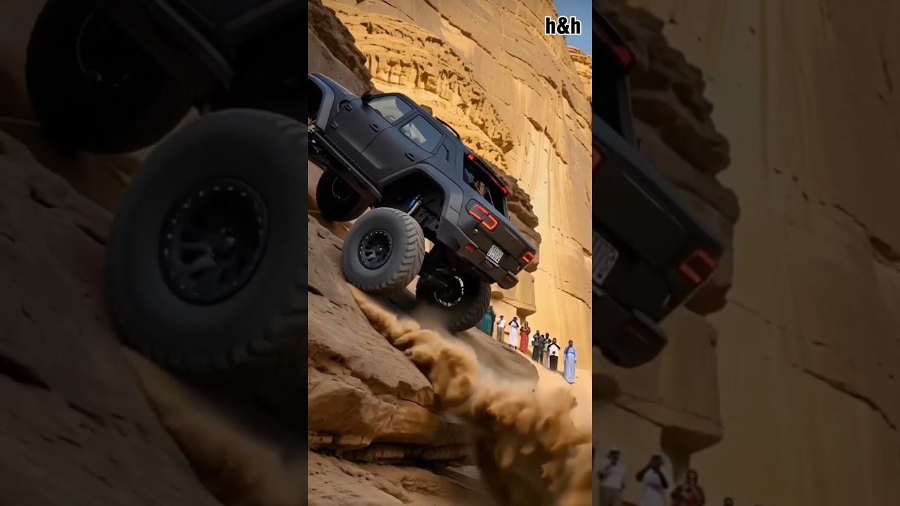 Javanese Eyes on the Climb: Tradition Meets Extreme Adventure#luxurycars #offroad #shotrs