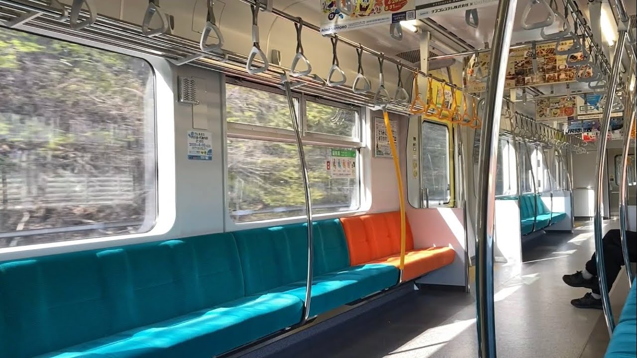 【日立SiC】733系4000番代B-4101,B-4104編成走行音 / JR-733 sound