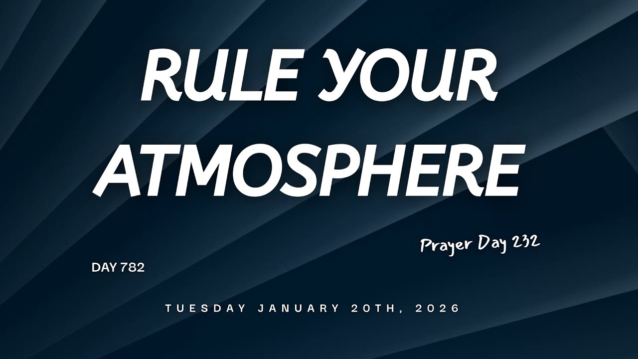RULE YOUR ATMOSPHERE #DAY782 With Apostle Christophe SEBAGABO