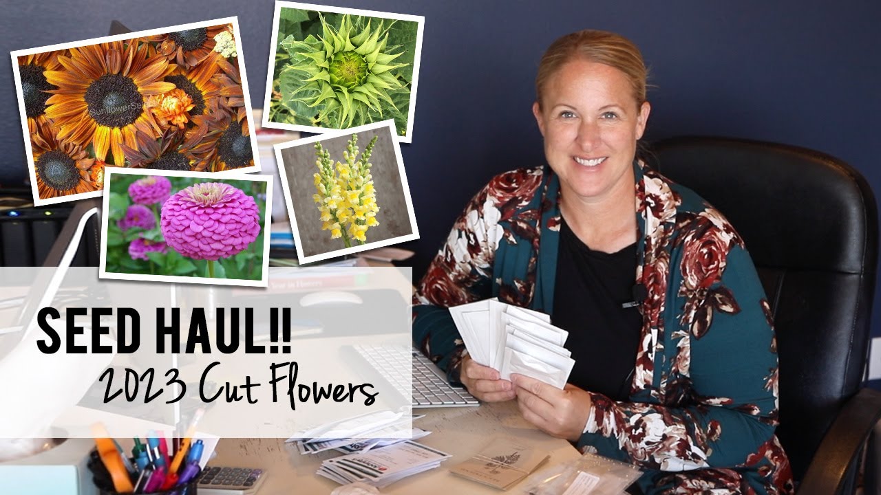 Seed Haul!!!  2023 Cut Flowers Unboxing - Sunshine and Flora, Zone 5A, NW Iowa