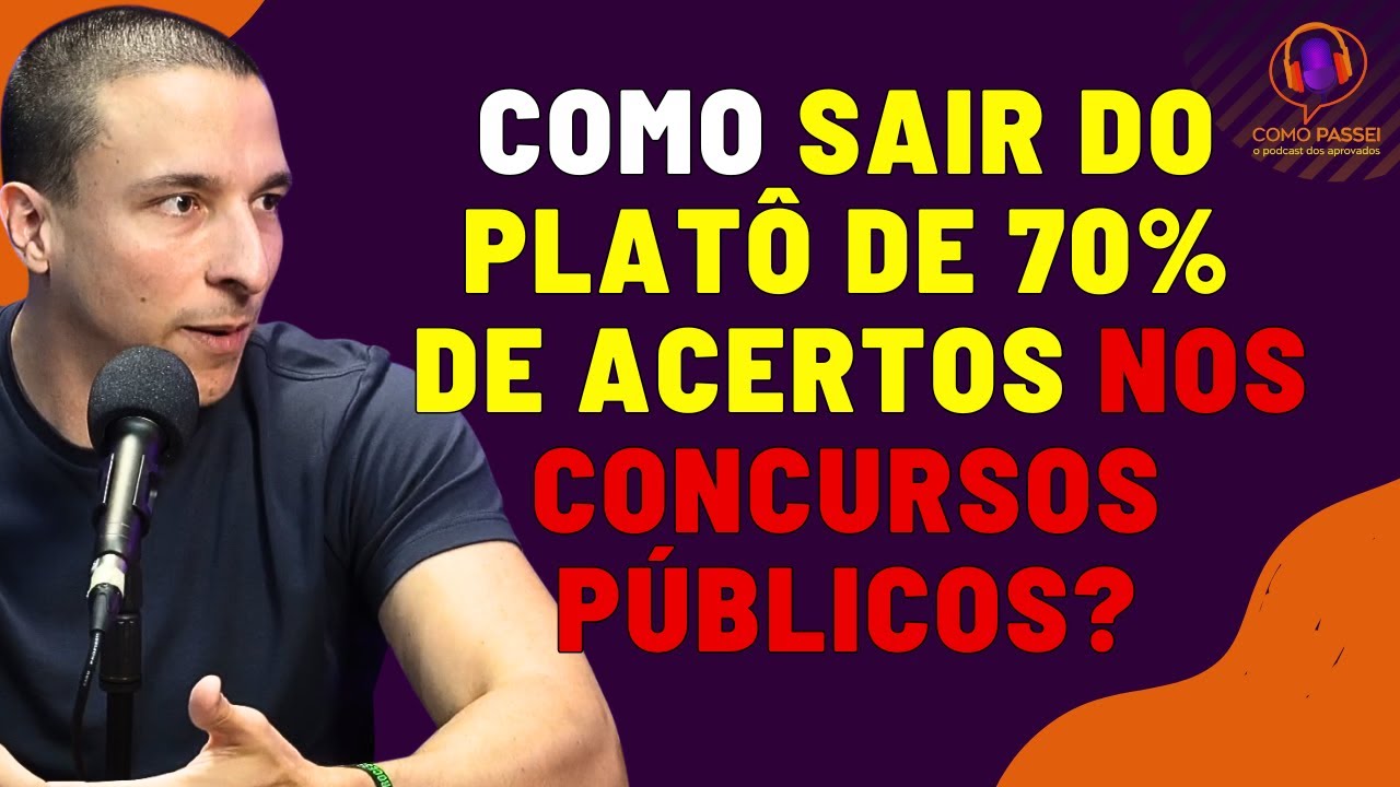Sim, é Possível Sair dos 70% de Acertos nas Provas de Concursos Públicos.