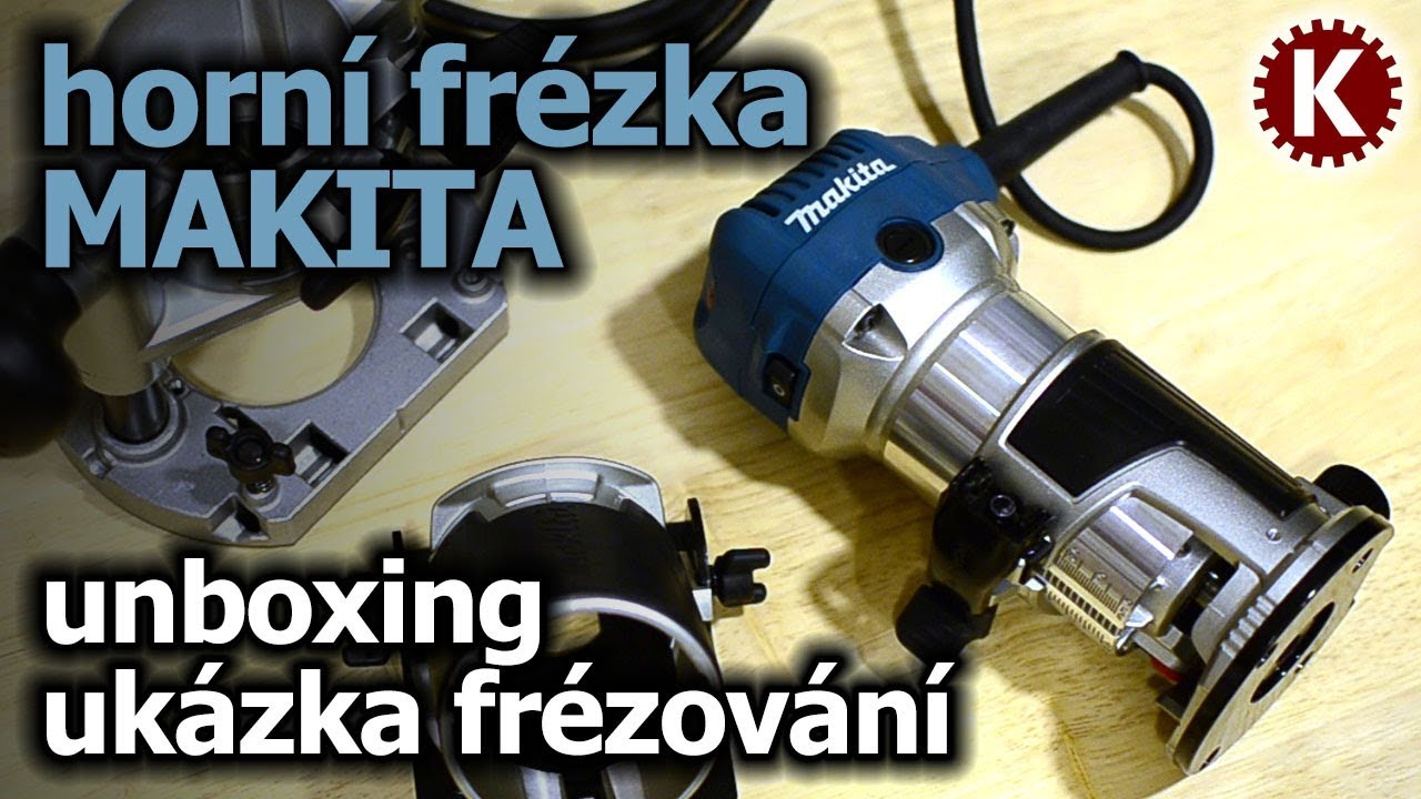 Rozšiřuju vybavení dílny - horní frézka Makita