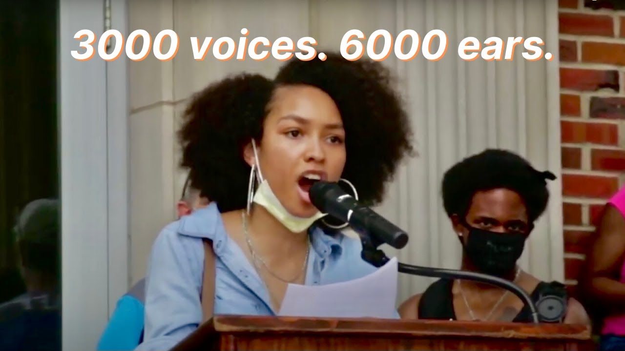 3000 voices. 6000 ears. | A Black Lives Matter speech by Anya Dillard