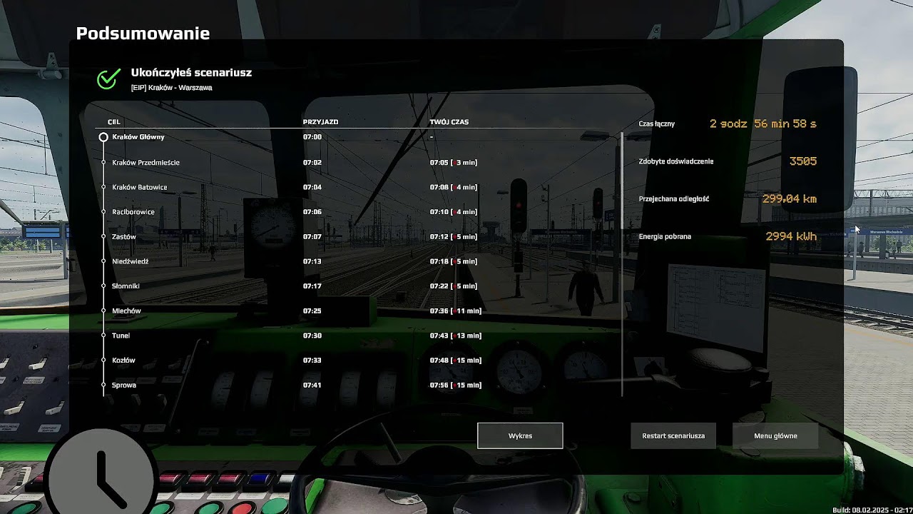 🔴LIVE🔴SimRail 🚉 Nowy Scenariusz Kraków - Warszawa EP08-008 [PC]
