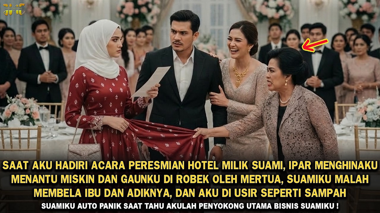SAAT KU HADIRI PERESMIAN HOTEL MILIK SUAMI MERTUA MENGHINAKU DAN MEROBEK GAUNKU, KU BUAT DIA MALU