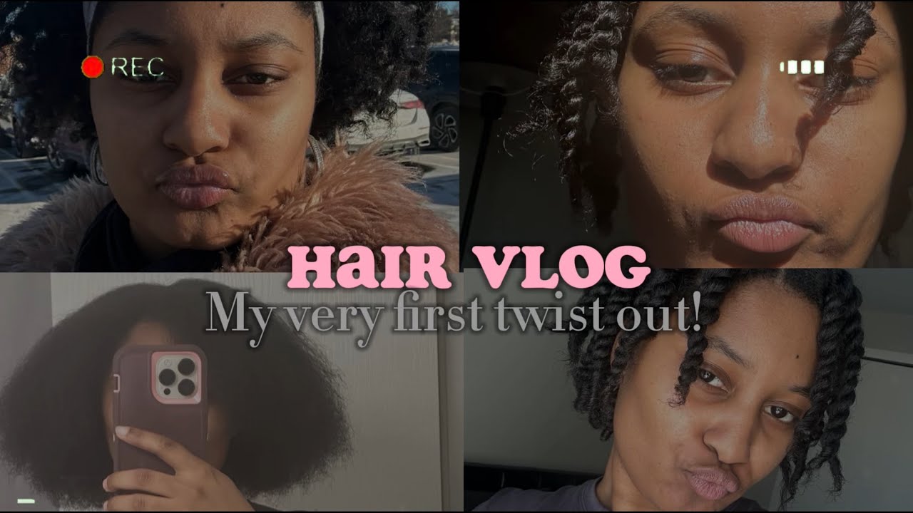 My Very First Twist Out 🤍 | Wash Day & Braids Takedown