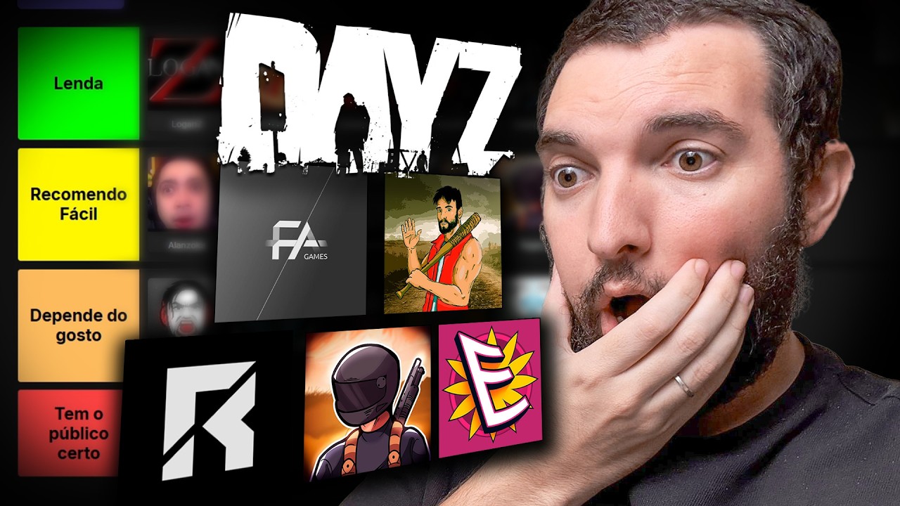 Qual youtuber de DayZ você prefere? Tier list 2