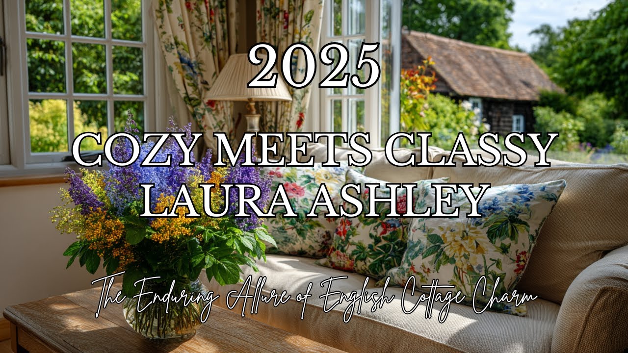 Cozy Meets Classy: Upcycling Laura Ashley Fabrics for Elegant Modern Interiors