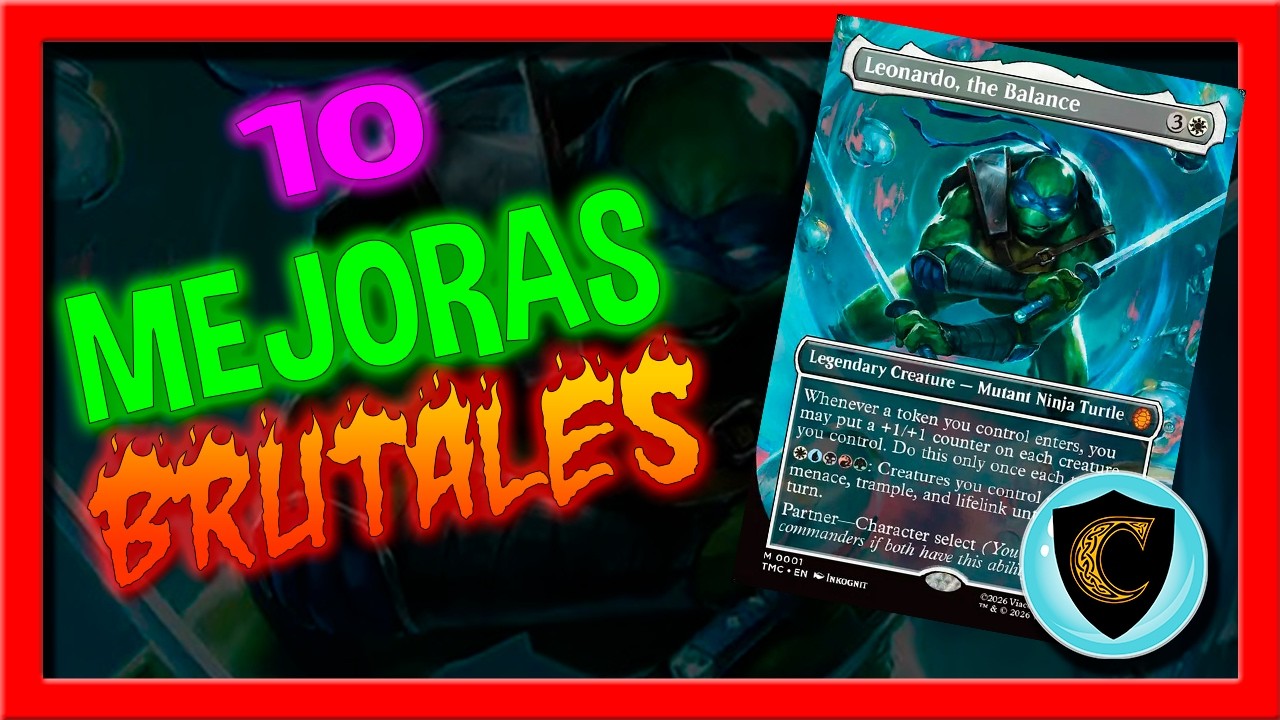 10 MEJORAS para el precon TORTUGAS NINJA (Turtle Power)  - Leonardo