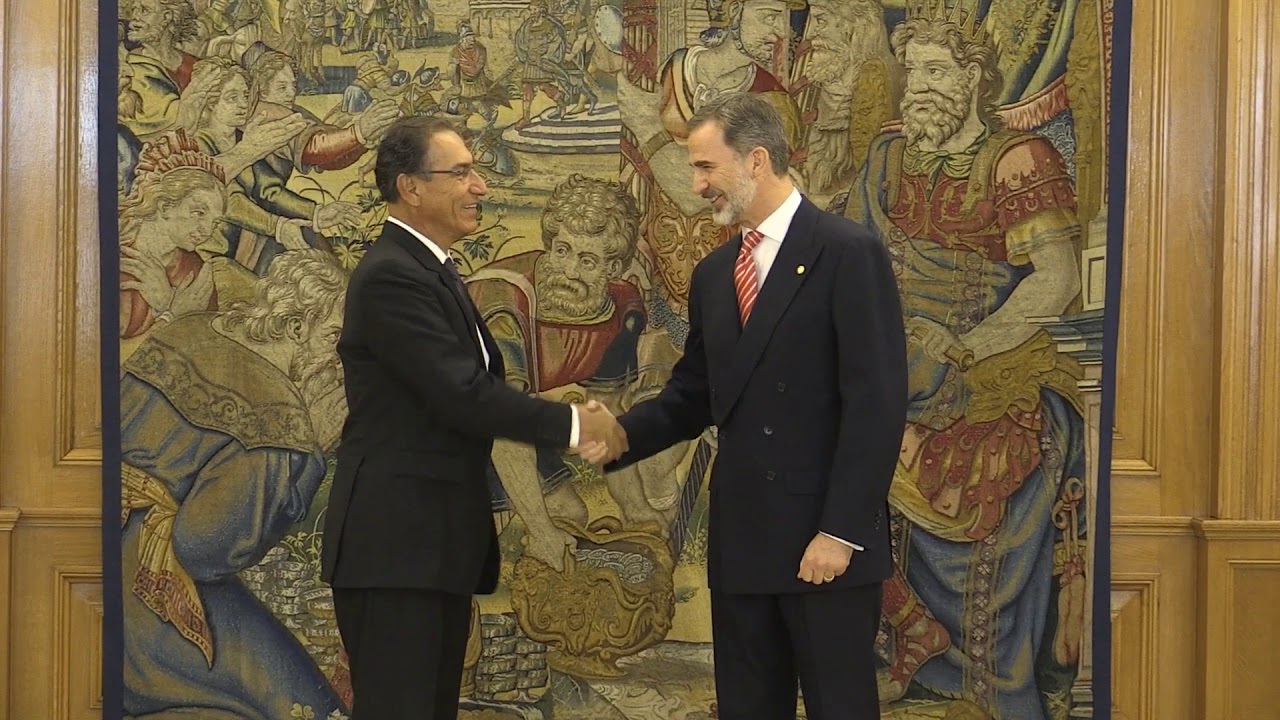 S.M. el Rey se reúne con el Presidente de Perú, Martín Vizcarra