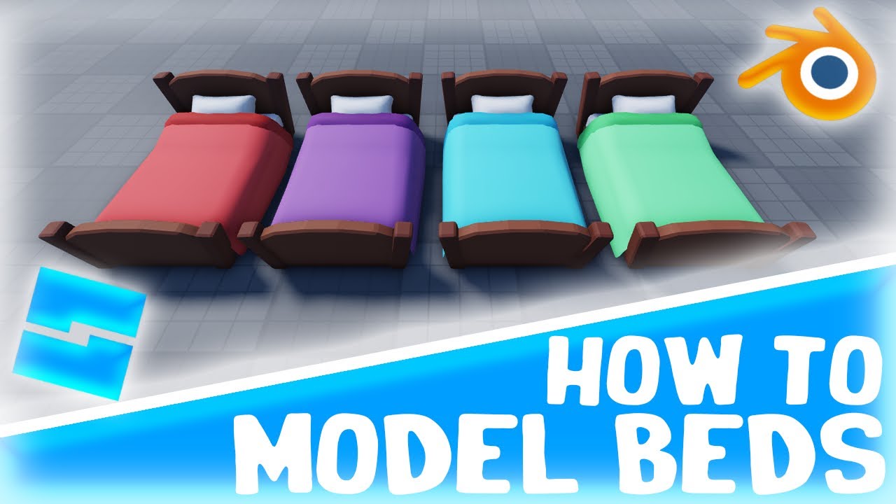 How To Model Beds | Blender + Roblox Studio