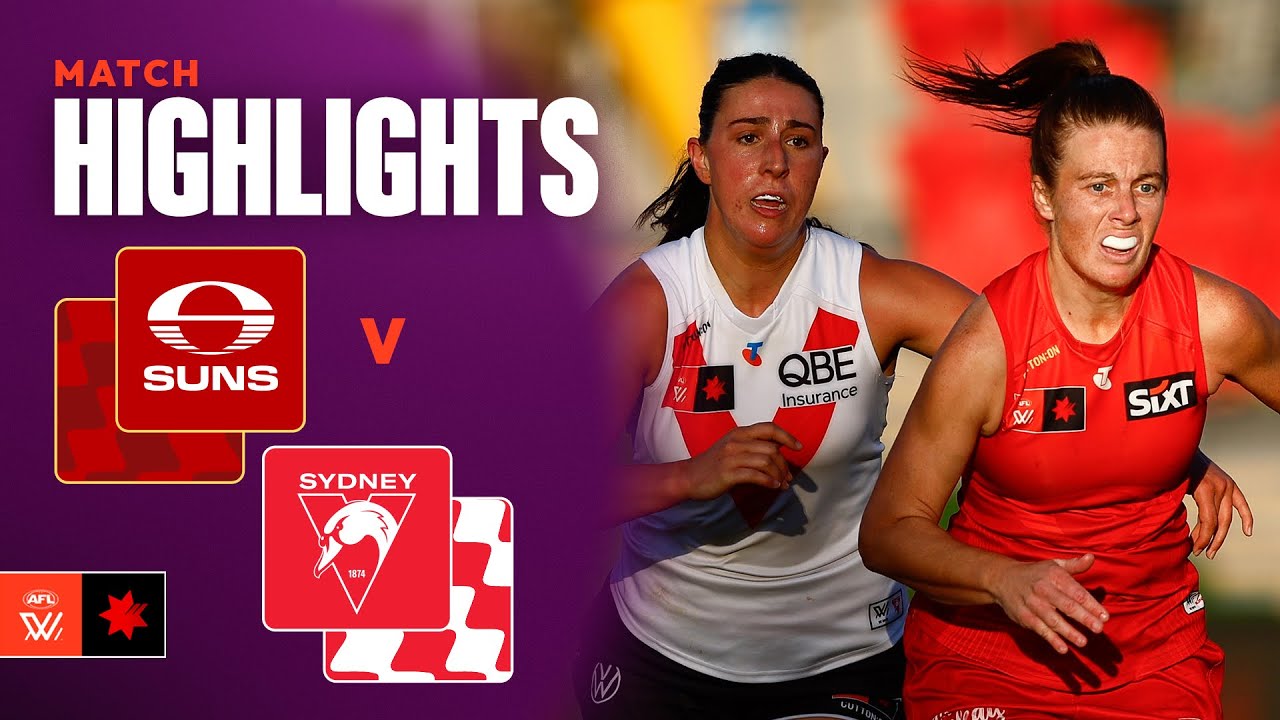 Gold Coast Suns v Sydney Swans Highlights | Round 2, 2025 | AFLW