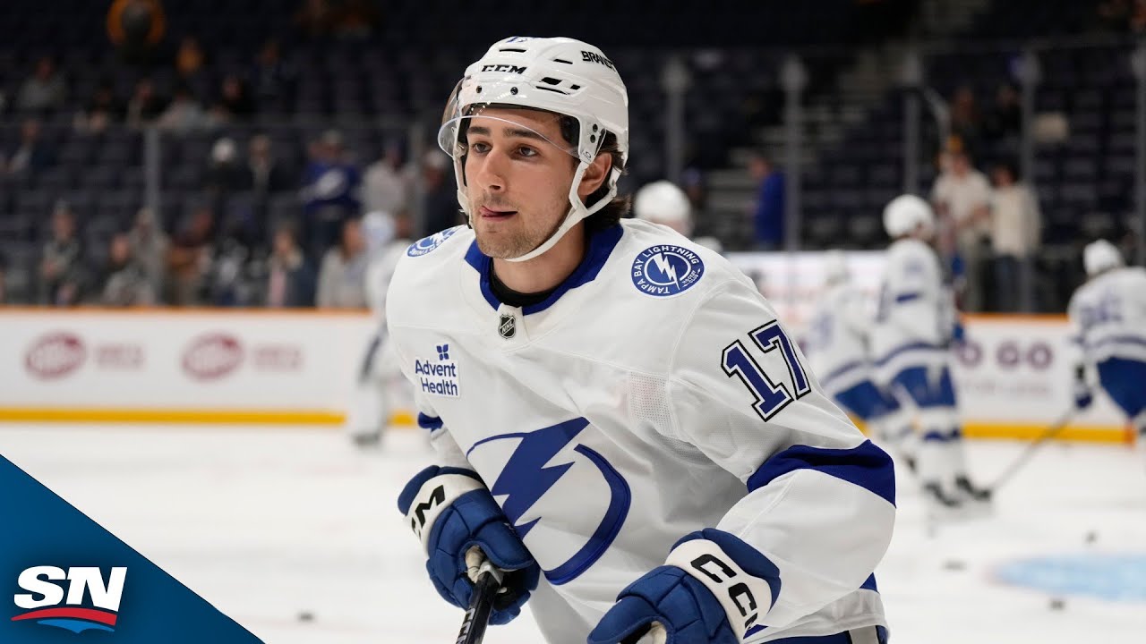 Lightning Rookie Dominic James Pots First NHL Goal