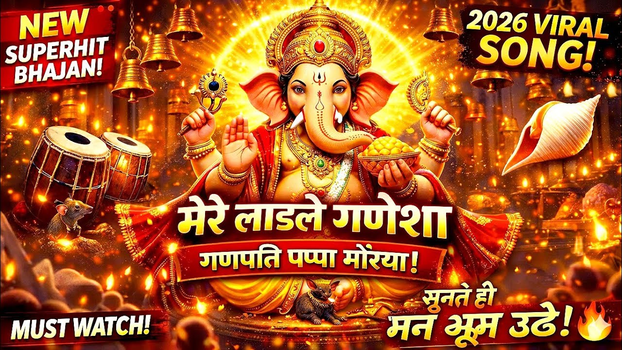 Mere Ladle Ganesha | New Ganesh Bhajan 2026 | Ganpati Bappa Morya | Most Powerful Magical Song