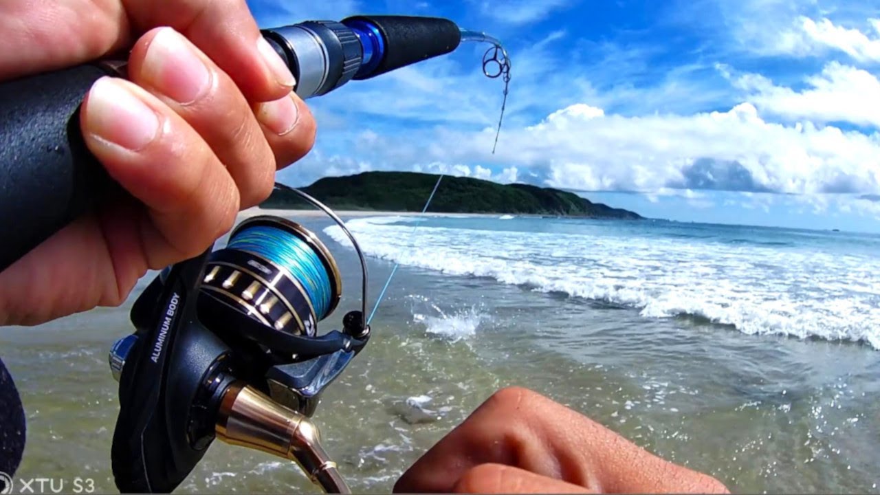 【移住生活】巨大魚の狙える絶景の砂浜に案内してもらった【種子島】