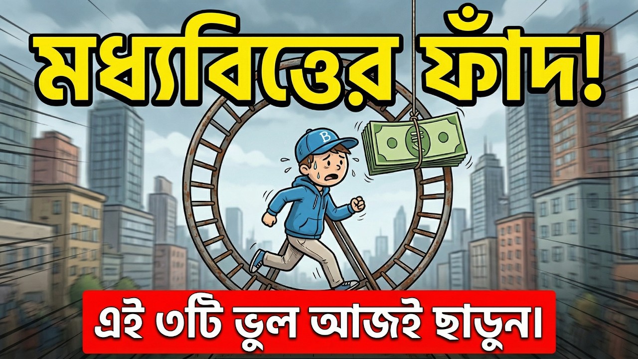 যে ৩টি ভয়ংকর অভ্যাসের কারণে মধ্যবিত্তরা সারাজীবন গরিব থাকে | Middle Class Trap