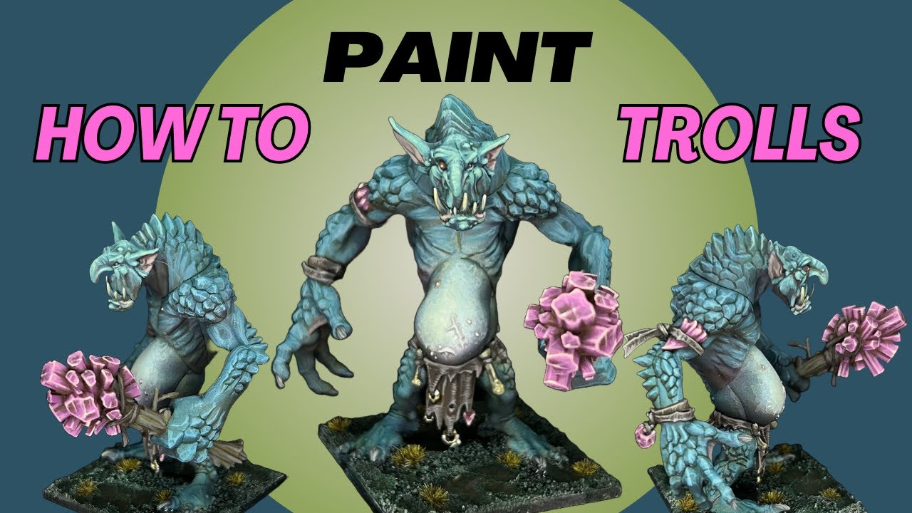 Ultimate Guide: Painting Stone Trolls & Rockgut Troggoths for Warhammer