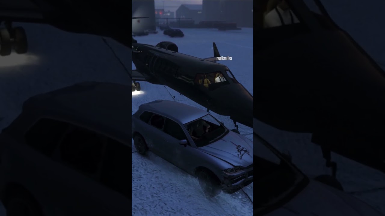 Nur kurz am Flughafen in GTA… was soll schon passieren? 😅 GTA Online Villen DLC