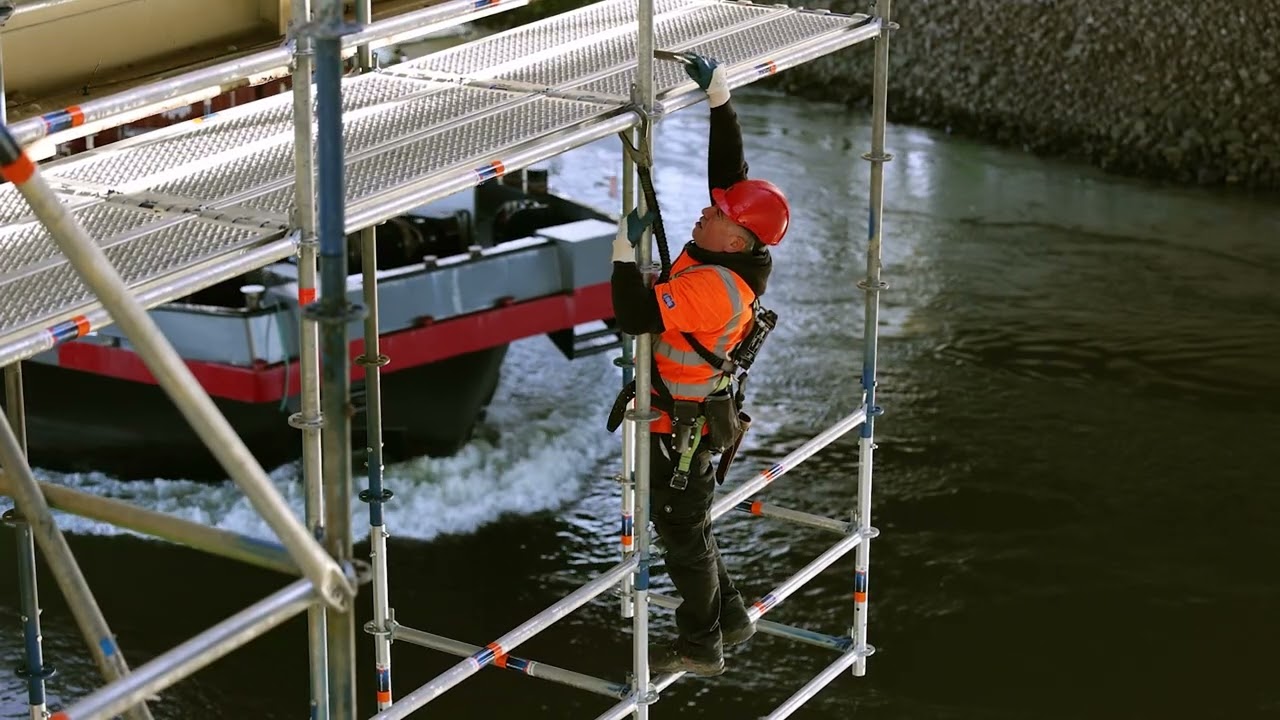 Steigers boven de IJssel - Timelapse