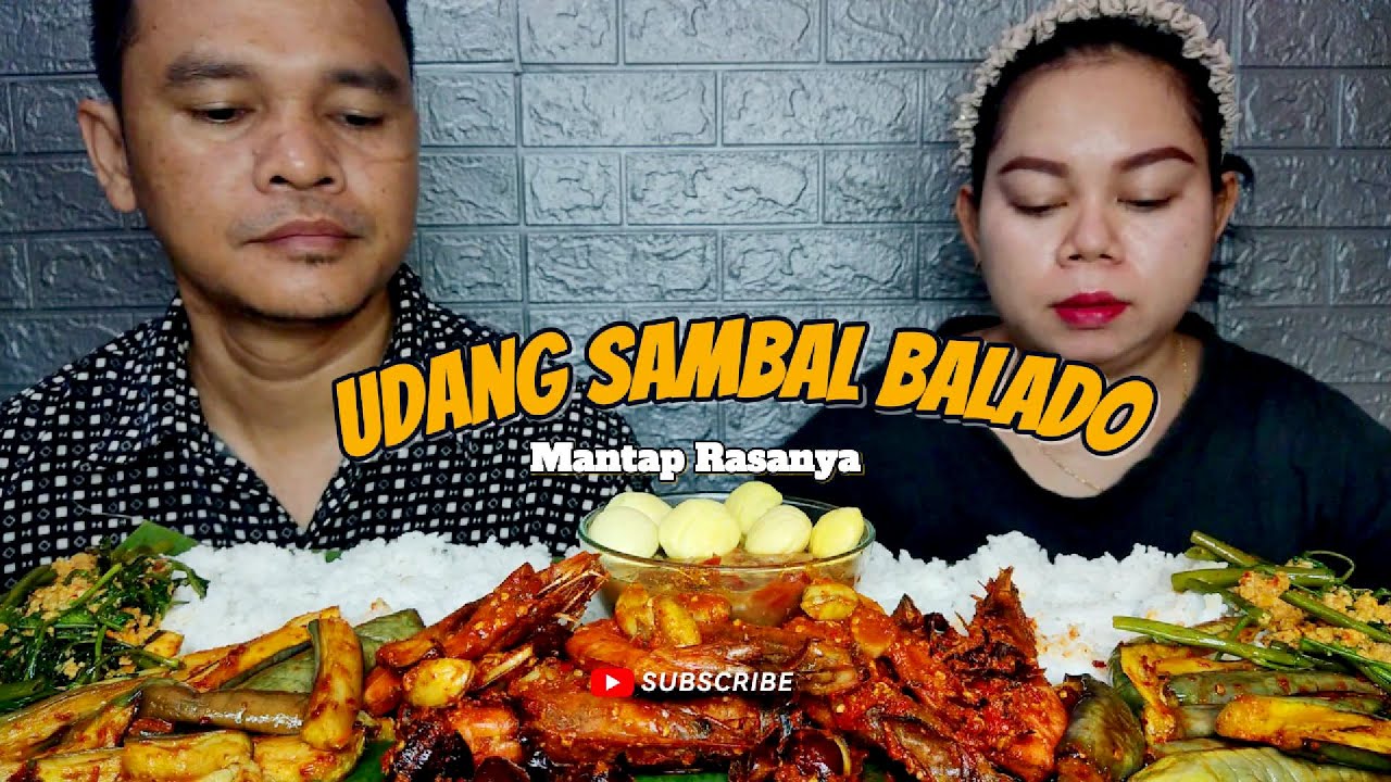 Lagi gak baik baik saja! Udang sambal jengkol balado,tumis kangkung oncom jengkol muda Mukbang