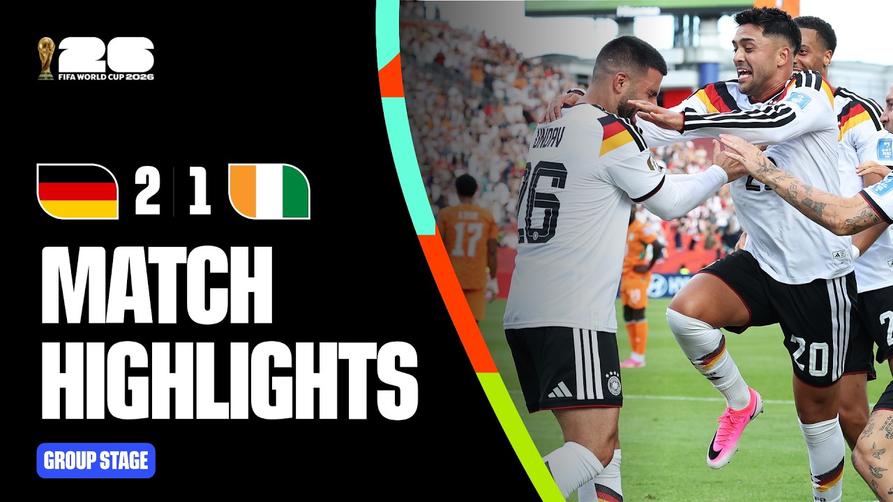 Highlights | Germany 2-1 Cote d'Ivoire | FIFA World Cup 2026&trade;