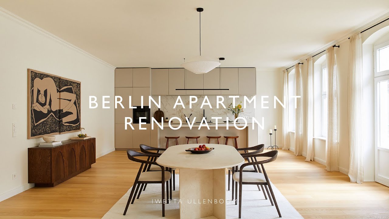 Modern Warmth Meets Heritage | Inside a 180sqm Renovated Apartment in Berlin