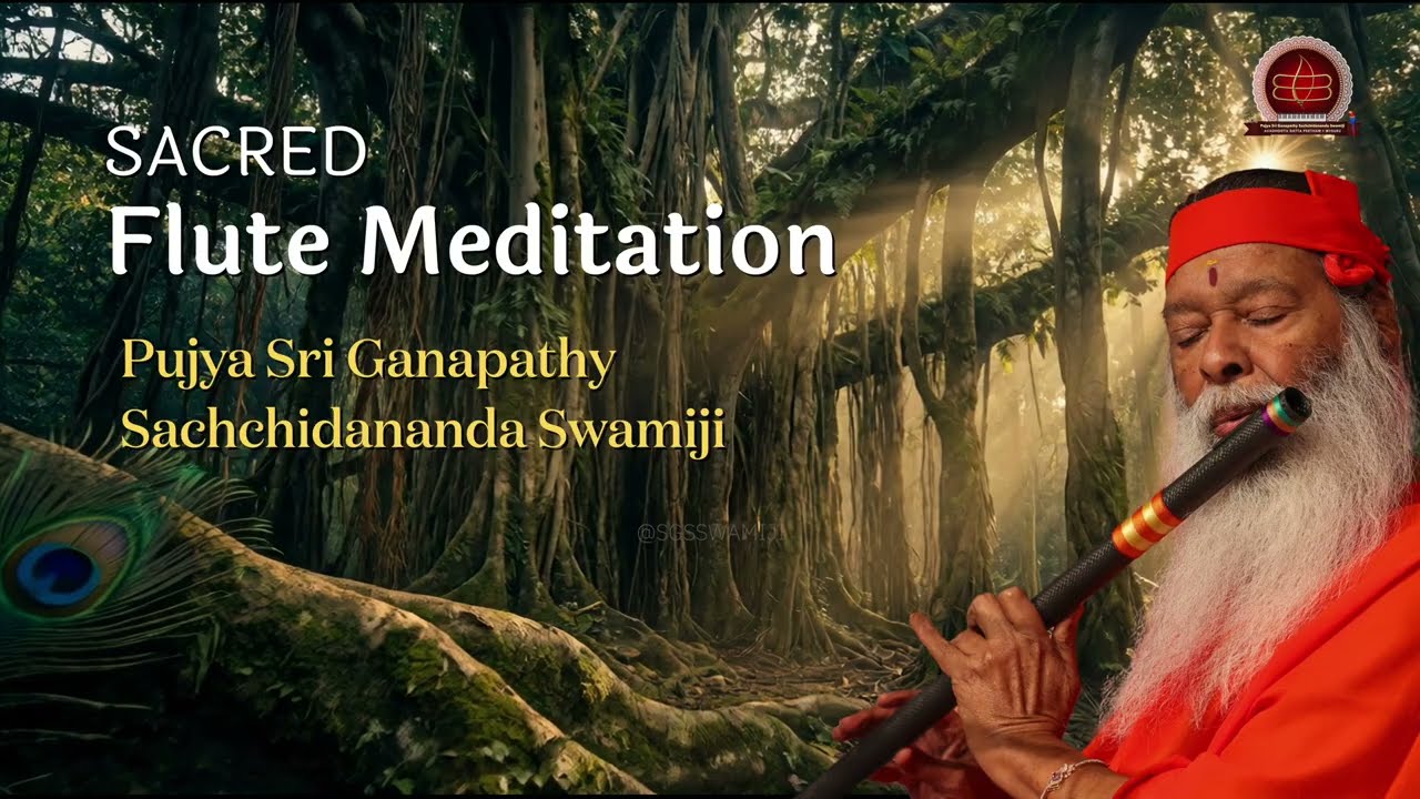 Sacred Flute Meditation &bull; Pujya Sri Ganapathy Sachchidananda Swamiji