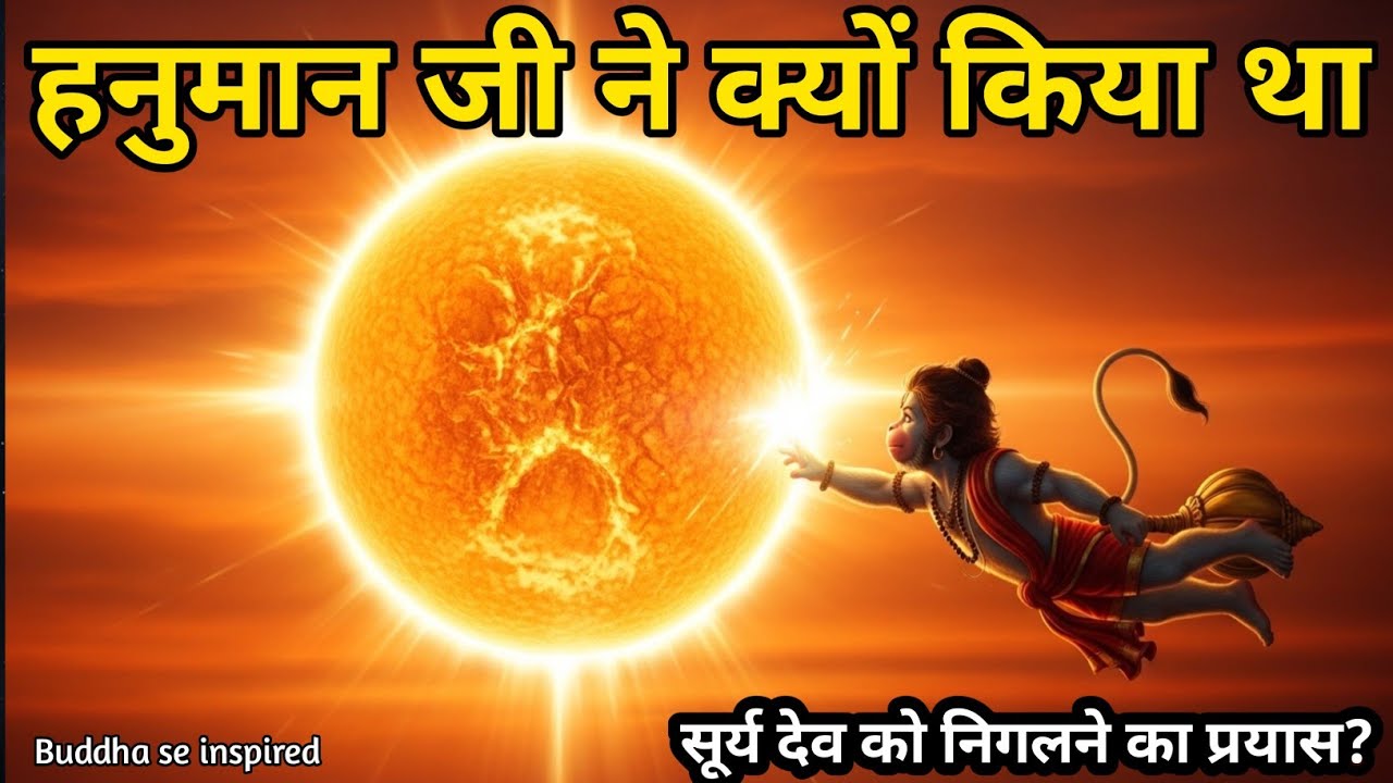 हनुमान जी ने क्यों किया था सूर्य देव को निगलने का प्रयास? | इस कहानी का गहरा रहस्य और जीवन संदेश