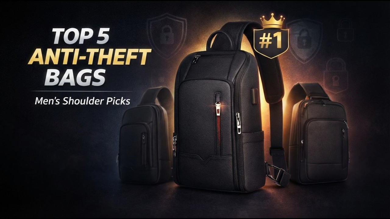 Best Anti Theft Men’s Shoulder Bags 2026 🔒 Top 5 Secure Travel Picks