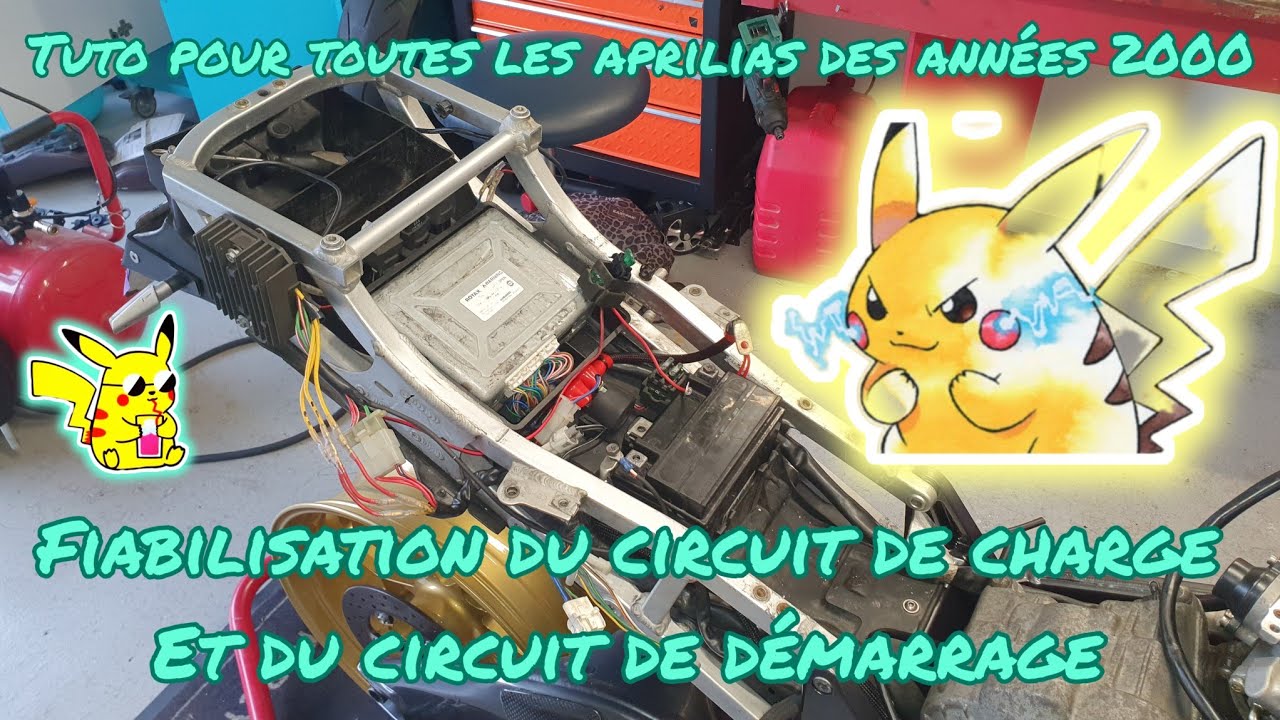 [TUTO] FIABILISATION DU CIRCUIT DE CHARGE ET DE DEMARRAGE - APRILIA