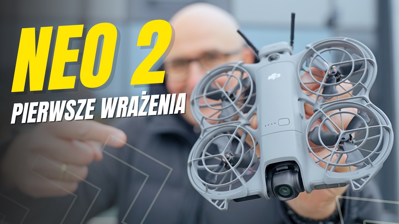 DJI Neo 2 - Pierwsze Wrażenia - Pierwszy lot, śledzenie i omijanie przeszkód.