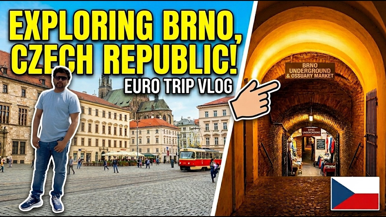 A Day in Brno, Czech Republic | Underground Market | Euro Trip