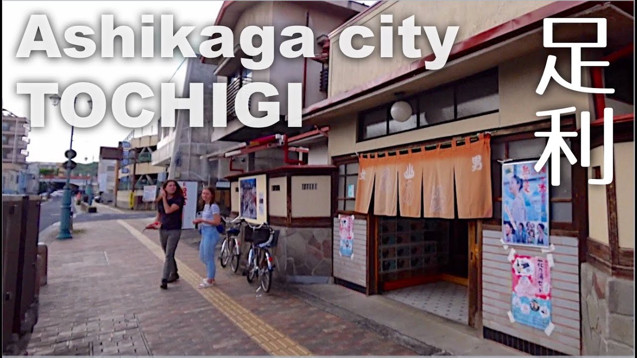 Ashikaga City (足利市) Tochigi Pref. Urban area Walking [4K] POV