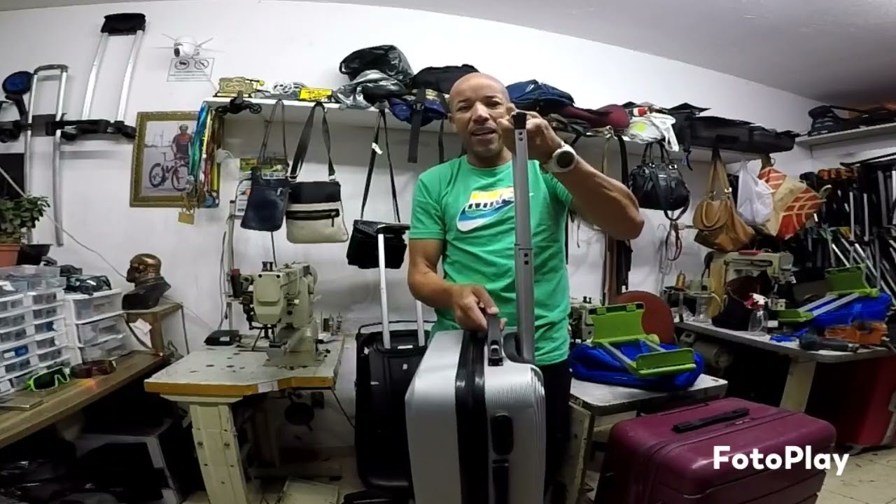 dica pra conservar o carrinho de malas, alça retrátil