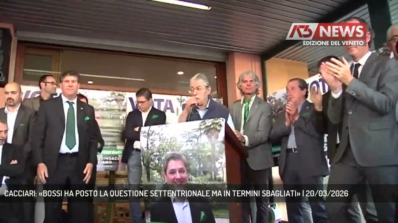 CACCIARI: «BOSSI HA POSTO LA QUESTIONE SETTENTRIONALE MA IN TERMINI SBAGLIATI» | 20/03/2026