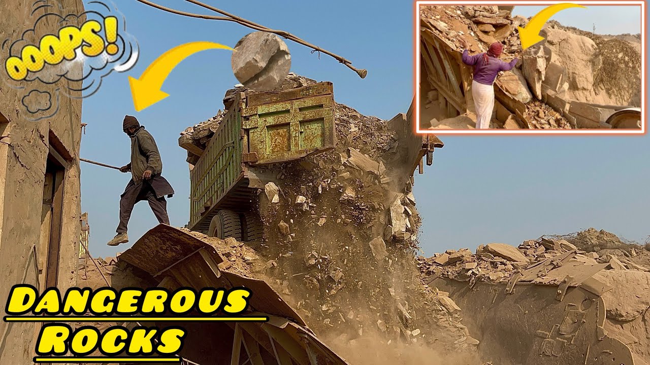 🔥“HEAVY BOULDERS CRUSHING Moments Caught on Camera!(MOST INTENSE DRAMA EVER).!