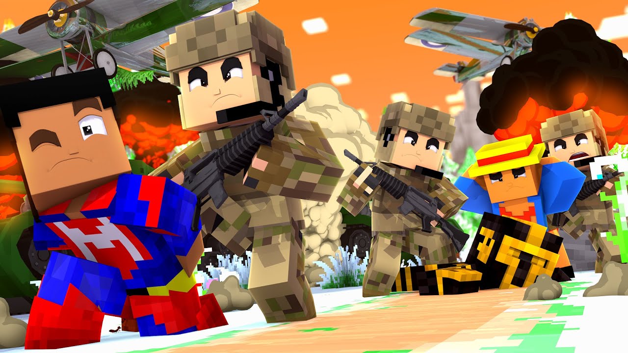 EL EJÉRCITO ASALTA MI MANSIÓN EN MINECRAFT TROLL 😱