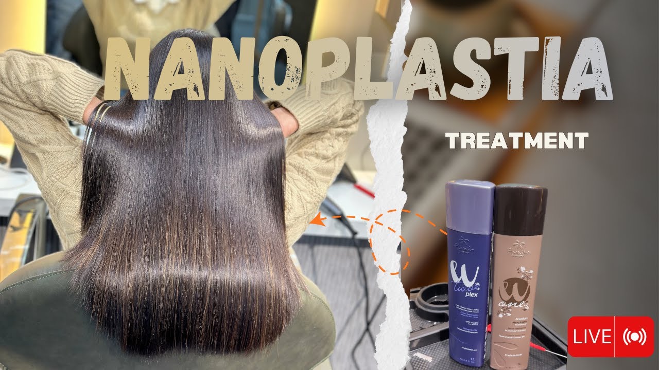 Nanoplastia Hair Treatment Results /Best Treatment For Damaged Hair / Full process / shiny Hair
