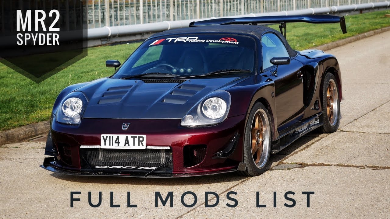 MR2 spyder/roadster widebody turbo - full mods list + fitting ryan tuerck shift knob