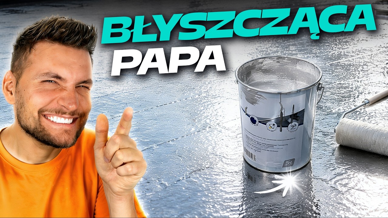 Malowanie papy na dachu, konserwacja papy termozgrzewalnej farbą NEXLER/ IZOHAN | DOMINIK MALUJE